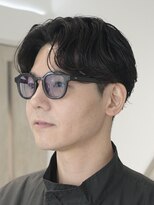 リロン 新宿(RIRON)&nbsp;センターパート/ニュアンスパーマ/大人男子/新宿/men's/ビジネス