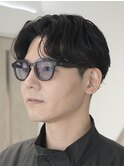 センターパート/ニュアンスパーマ/大人男子/新宿/men's/ビジネス