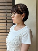 ナック ウメダ(knack UMEDA)&nbsp;ハイライト丸みショートボブ【阪急梅田】