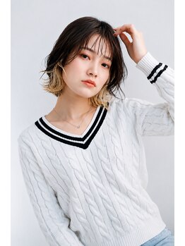 アフィックス ヘア 水天宮前店(affix hair)の写真/カラーは【affix hair 水天宮】におまかせ♪ダメージを抑えつつカラーリング◎あなたに合うカラーを提案♪