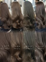 ミニヨン バイ ハピネス 高の原店(mignon by Happiness) ブリーチなし/グレージュ/ベージュ/ブラウン/透明感/レイヤー