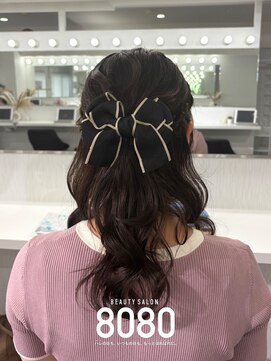 はればれ 横浜東口店(8080) ねじりハーフアップ
