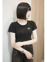 チザン(TIZAN)&nbsp;艶ブラック×タッセルボブ