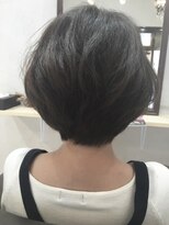 ヘアーアンドアトリエ マール(Hair&Atelier Marl) 【Marlお客様スタイル】アッシュグレーのショートボブスタイル