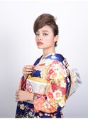 ☆着物ヘア☆夜会巻きアップスタイル