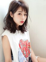 ブルネッタ(Brunetta)&nbsp;ボルドー×セミウェット☆暗髪系大人モードボブ