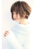 ミルクブラウン/ダークパープル/ナチュラルショート/夏/上尾