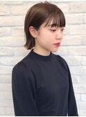 【LA PENSEE】外ハネボブ アッシュブラウン 簡単スタイリング