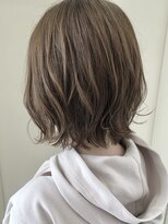 ヘアーデザイン シュシュ(hair design Chou Chou by Yone)&nbsp;☆chouchou☆切りっぱなしボブ×オリーブベージュ