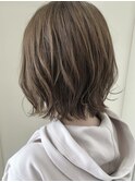 ☆chouchou☆切りっぱなしボブ×オリーブベージュ