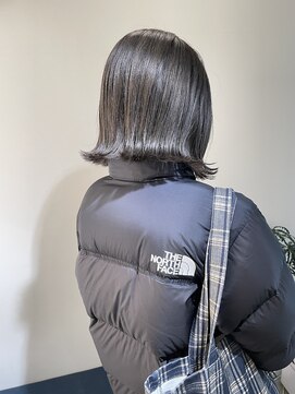 トレス(TRESS) 外ハネボブ オリーブベージュ オリーブグレージュ