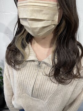 シェル 吉祥寺(shell) インナーカラー/ベージュ／ブリーチあり