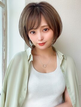 シルクレイ 新宿店(Silk-lei) 似合わせ小顔オリーブカラー 20代30代40代