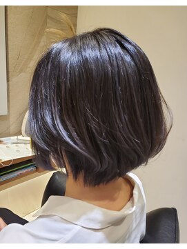 シェル 国分寺(shell) ハイライト★ブルーアッシュベース★ショートボブ