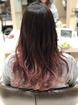 ピーディーヴィセオ 新さっぽろ店(PD VISEO) ピンクグラデーション