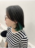イヤリングカラー×グリーン