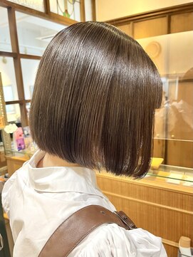 ネオリーブカップ 町田店(Neolive capu) 顎ラインボブ×グレージュカラー【町田/jr町田/町田駅】