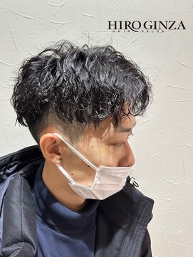 ヒロギンザバーバーショップ 神楽坂店(HIRO GINZA BARBER SHOP) スパイラルパーマ