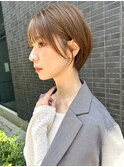 TLUUS黒髪ココアベージュオリーブグレー小顔クラゲヘアー