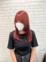 ミューバイケンジ(miu by KENJE)&nbsp;miu&橋本愛海　濃いめレッドカラー