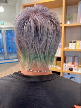 ソワンドゥブレス 瓜破店(soin de brace) メンズブリーチカラー