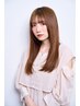 【ストレート】前髪縮毛矯正+カット+TR&毛髪クレンジング　 ¥18480→¥16632