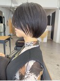 ショートヘアから伸ばしていくショートボブ