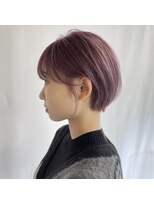 クレーデヘアーズ 相田店(Crede hair's)&nbsp;ピンクラベンダー × ショートボブ
