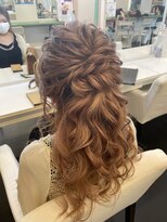 マーズ(Hair&Make Mars+)&nbsp;ふわふわハーフアップ