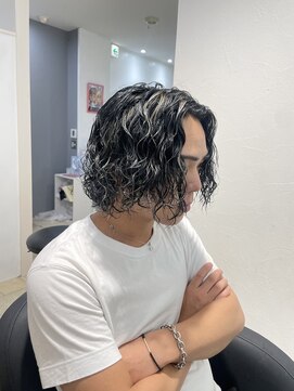 エスアンドケー 下通店(S&K) ボブパーマ/highlight/men's