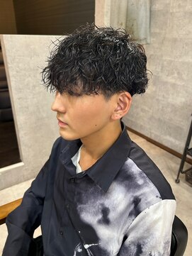 メンズ リコ(MEN'S RICO) ツイストスパイラルツイスパメンズマッシュメンズパーマ【大和】