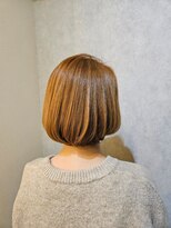 ウィスプ 赤羽店(wisp)&nbsp;髪質改善　うる艶ブラウンショートボブ＃3