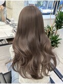 マロンブラウン  アッシュベージュ  透明感カラー