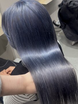 ソル ジングウマエ(SOL JINGUMAE) mayu//ブルーカラーくすみブルーラベンダーアッシュ