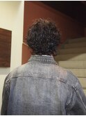 ♪綾野剛風パーマ×レッド♪