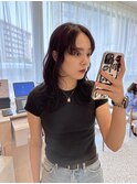 【竹内哉汰】20代30代 レイヤーカット×レッドブラウン