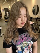 ラック 津田沼(LUCK)&nbsp;透明感ベージュダブルカラーインナーカラーケアブリーチ