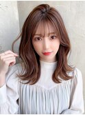 2wayバングでイメチェン！顔まわりレイヤーくびれヘアが人気