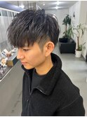 波巻きツイストスパイラルパーマ/フェザーパーマ/眉毛/メンズ