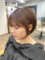 ルアン 上通り(ruen) 丸みショート 小顔美人カット ruen 熊本 田口紗羅