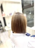 髪質改善/大人切りぱなしボブ
