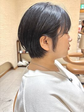 モリオ フロム ロンドン サッポロファクトリー店(morio FROM LONDON) morio札幌　大人前下がりショート　インスタ→@hiromori1
