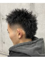 オーシャントーキョー ホワイト 原宿(OCEAN TOKYO WHITE)&nbsp;スパイキーテーパーフェードウルフマレット