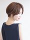 ミル バイ インスヘアー(MIRU by INCE HAIR)の写真/大人ショート/小顔魅せボブに特化◎ミリ単位でこだわった似合わせカットで洗練されたシルエットに♪