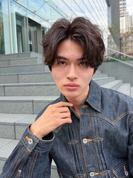 ツーダブル 豊中店(WW..) ツイストスパイラルパーマ波巻きスパイラル刈り上げマッシュ