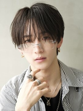 エイド 本店(aid) 束感シースルーマッシュショートナチュラルラウンドマッシュ渋谷