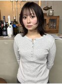 【ステップボーンカット】ミディアムレイヤー