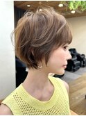 <30.40.50代>大人似合わせショートx髪質改善カラー