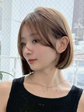 髪質改善サロン hearts. 熊本/縮毛矯正/レイヤーカット/ショートボブ【ハーツ】 ハッシュボブ/ミニボブレイヤー/ワンホンレイヤー/熊本