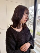 ロマーリ 岡山店(LOMARLIE)&nbsp;くびれヘア20代30代40代ブリーチなしダブルカラーラベンダー